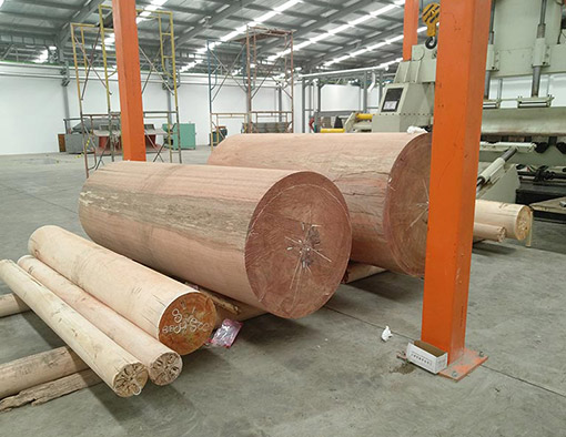 Complete plywood production line established in Surabaya of Indonesia