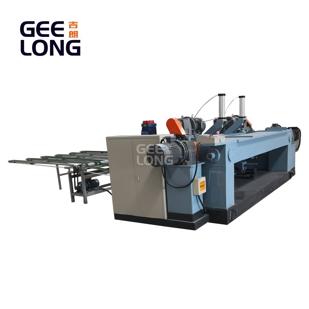 8ft spindleless veneer lathe machine with cutter