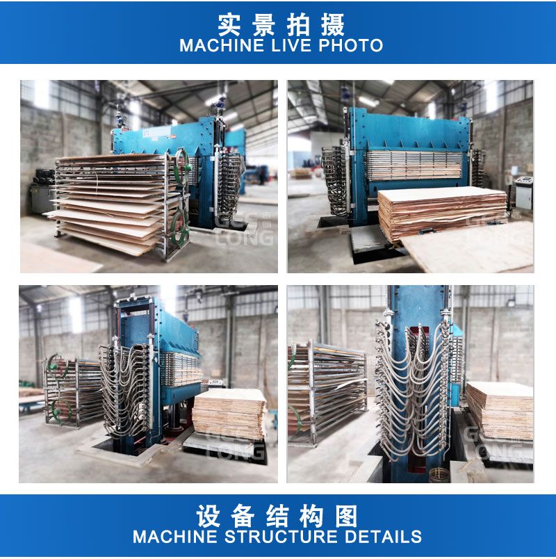 GEELONG 500T 15 layers plywood hot press machine