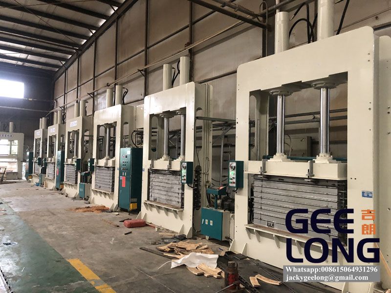 GEELONG 80T high frequency plywood chair press and bending machine