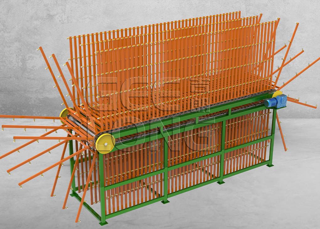 plywood cooling line for automatic plywood putty line