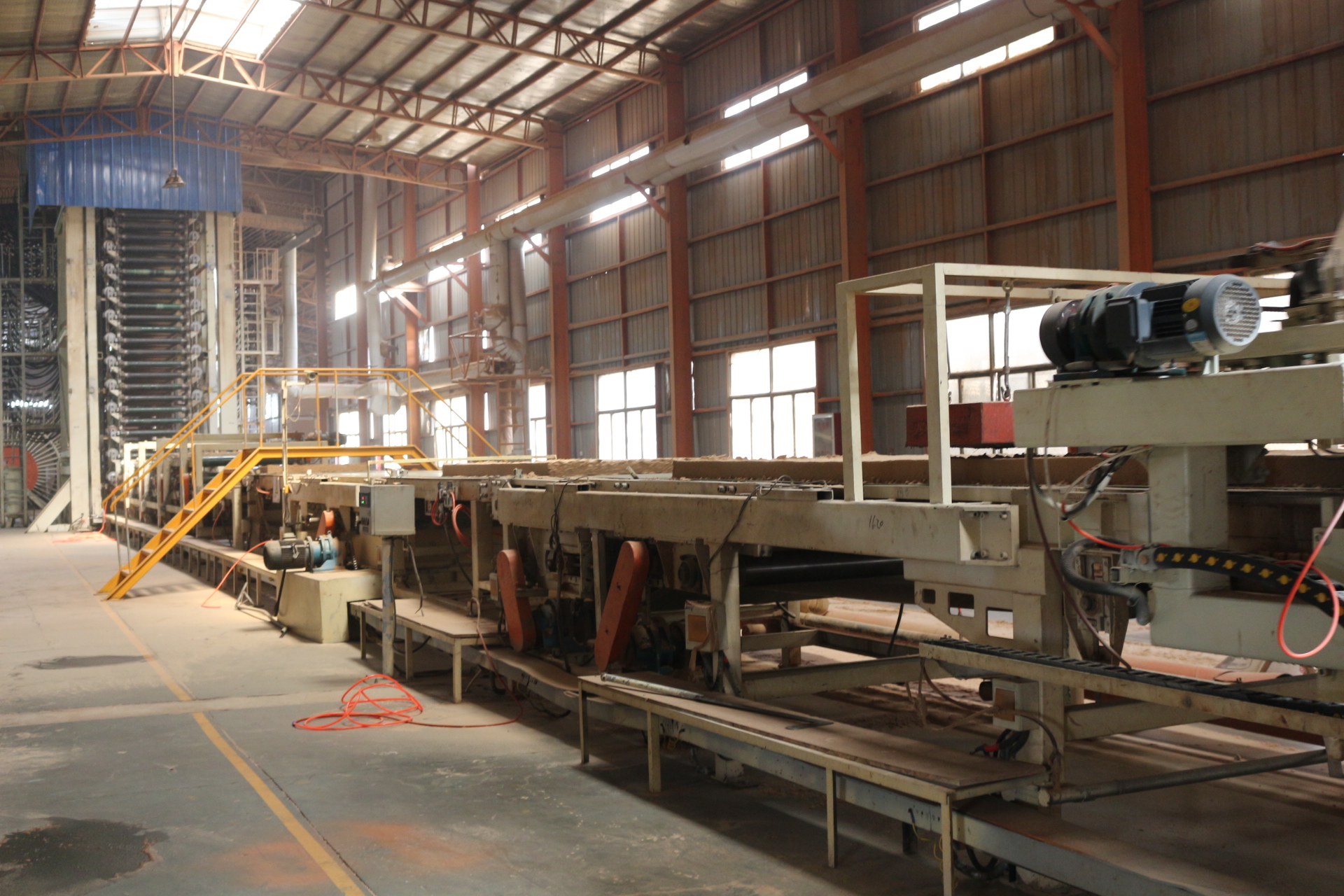 MDF production line
