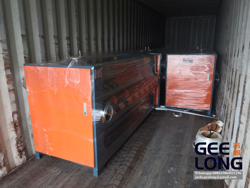 china GEELONG 1300MM glue spreader machine is exported