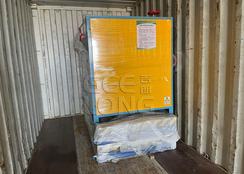 China GEELONG exported plywood machine to India