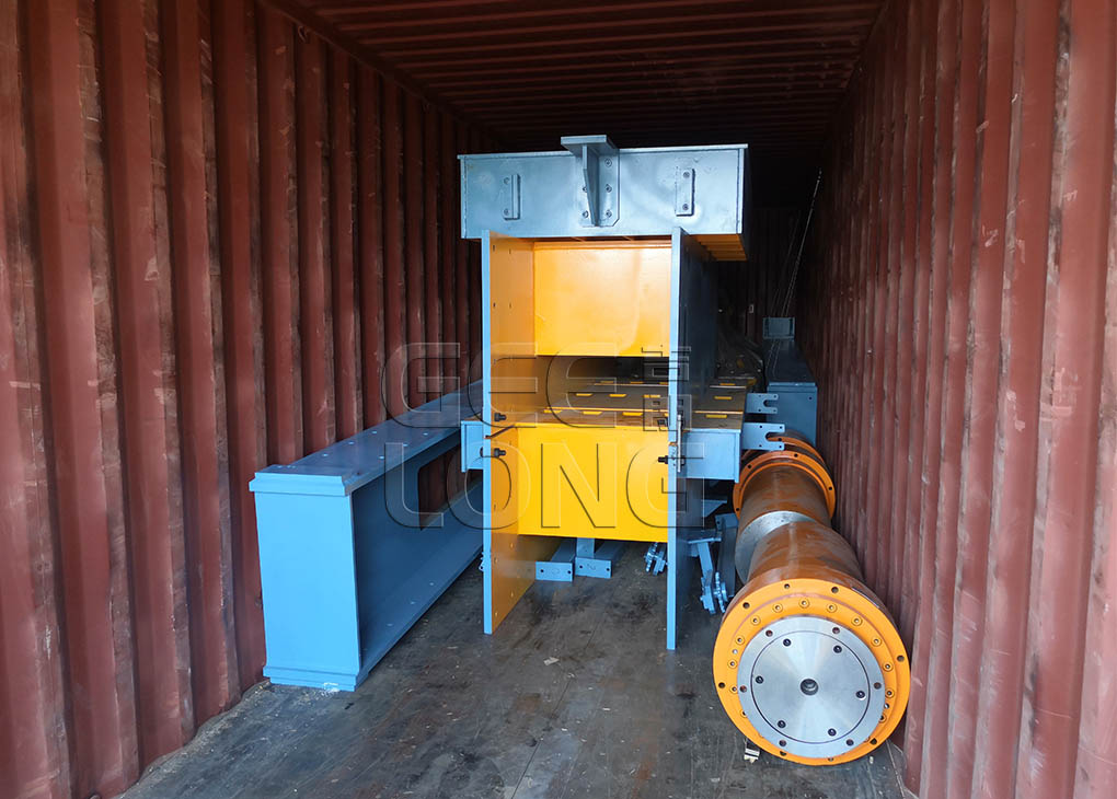GEELONG exported veneer patching machine and plywood cold press machine to Indonesia