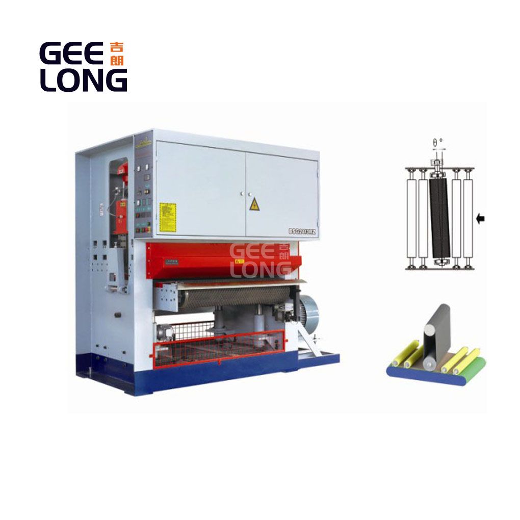 heavy duty single roller calibration sanding machine