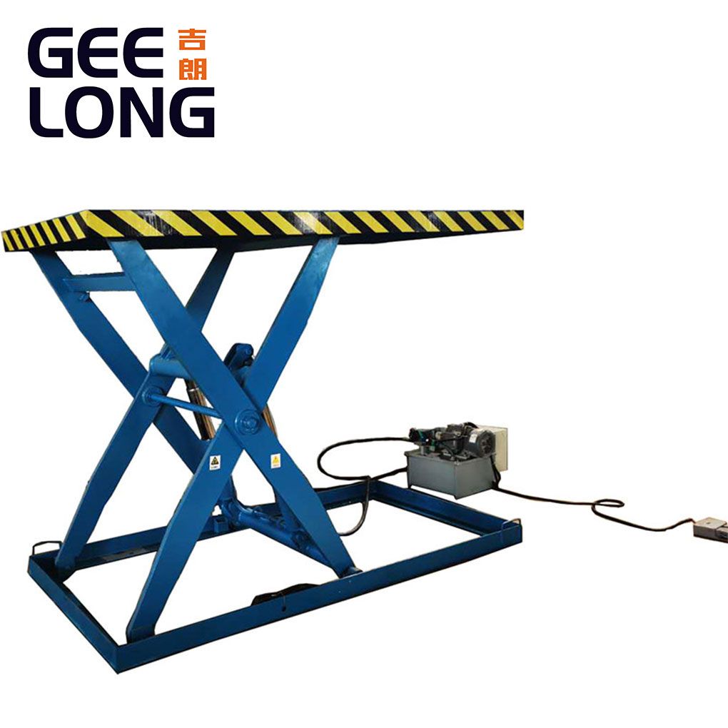 3T plywood hydraulic lifting table machine no need any ground foundation