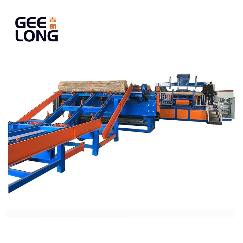 china GEELONG automatic birch veneer peeling machine line