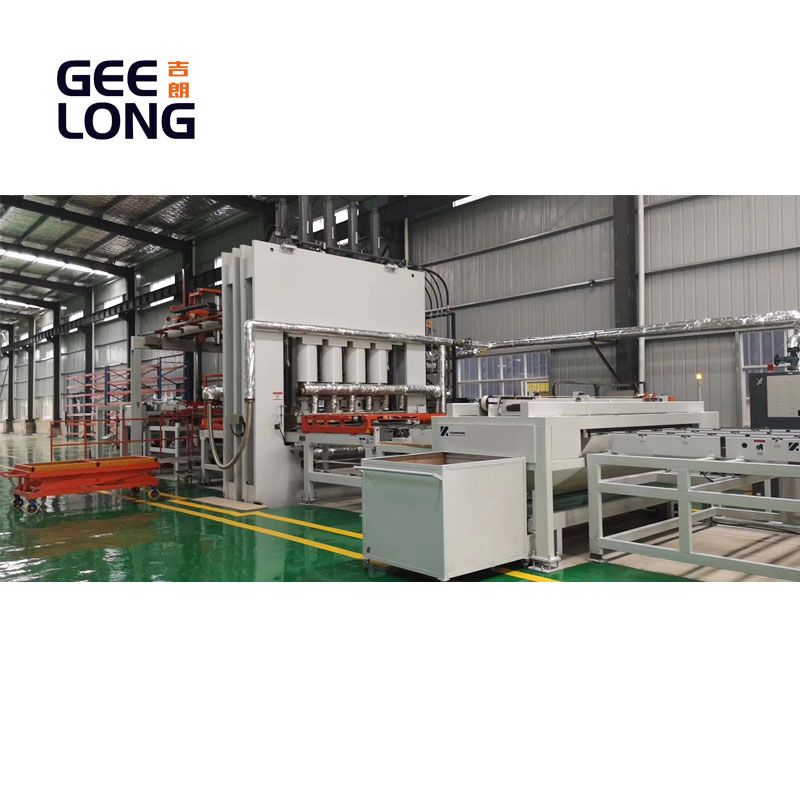 China short cycle melamine laminate hot press machine