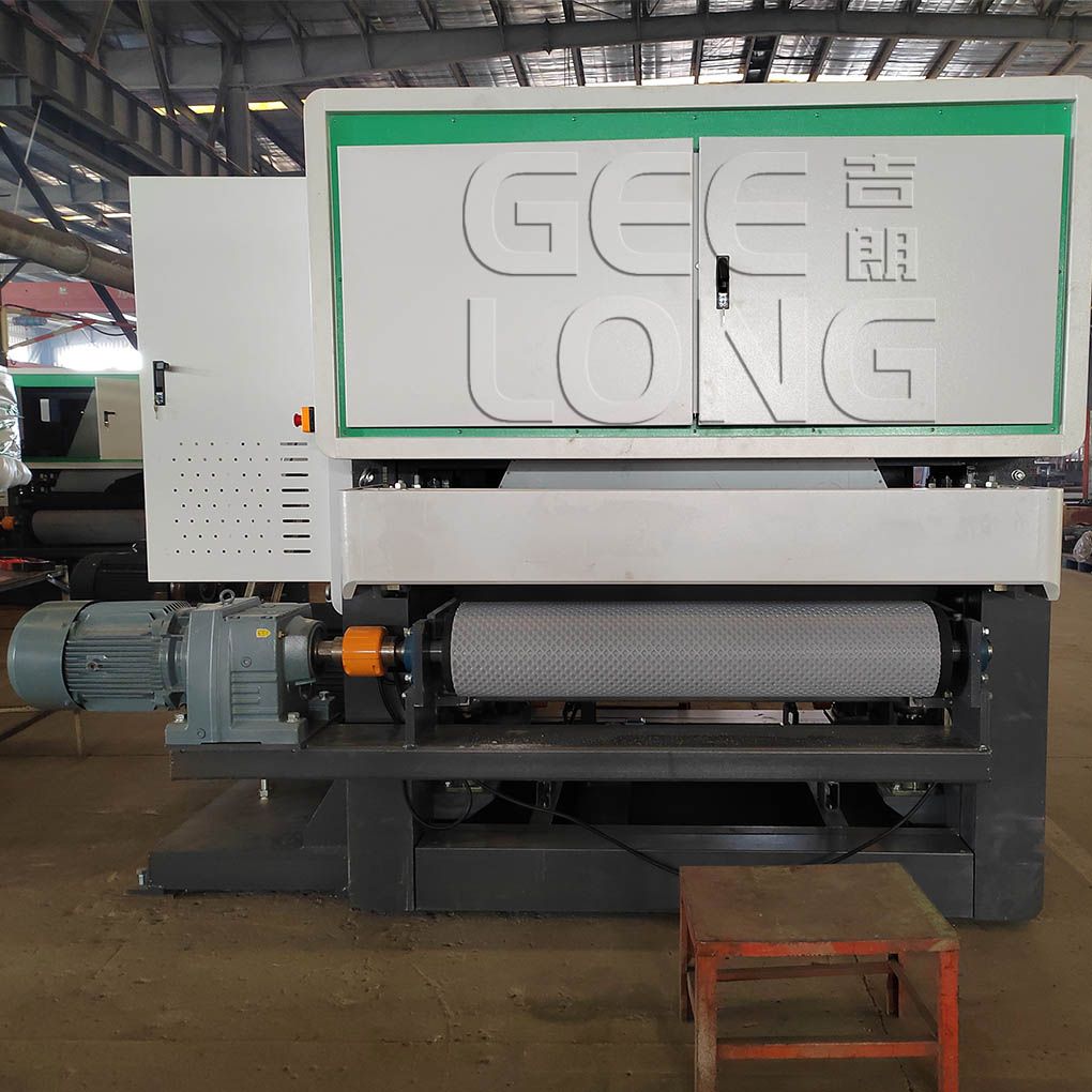 GEELONG plywood single roller  one side plywood calibration sanding machine