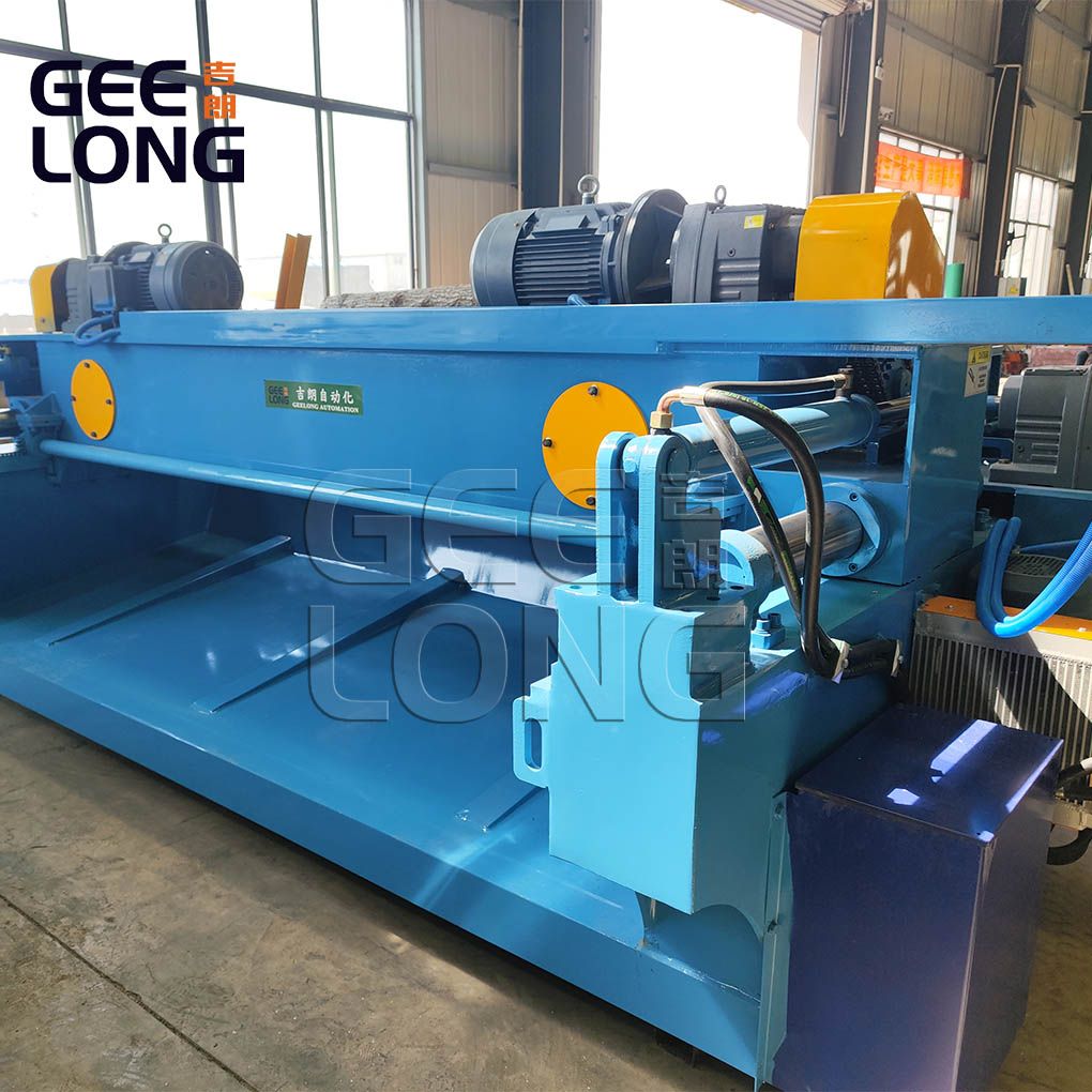 8 feet heavy duty wood log debarking machine INDONESIA