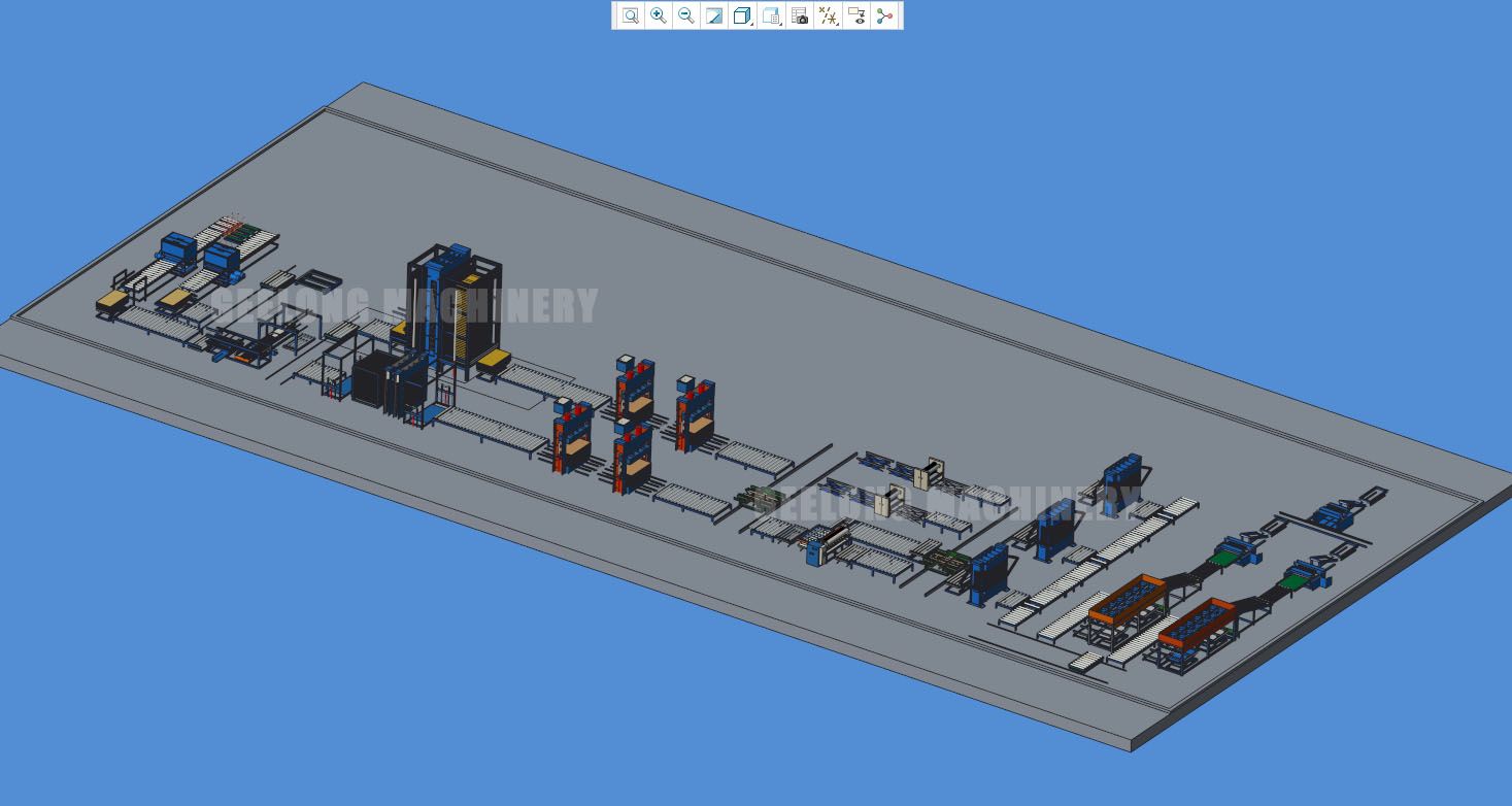 full set plywood production line