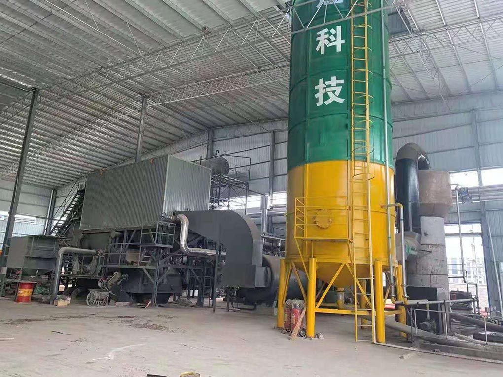 Boiler machine for plywood factory