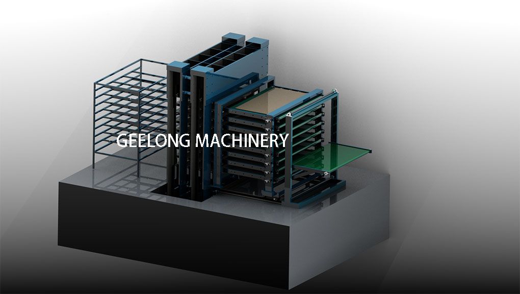 Automatic belt conveyor for melamine hot press machine