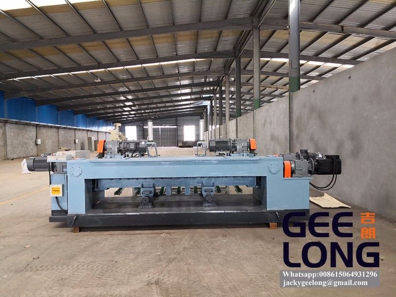 8ft spindleless veneer lathe machine with cutter