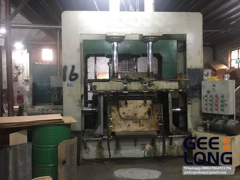 GEELONG 80T high frequency plywood chair press and bending machine