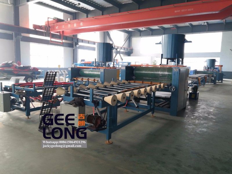 GEELONG automatic gluing line,automatic glue spreader machine