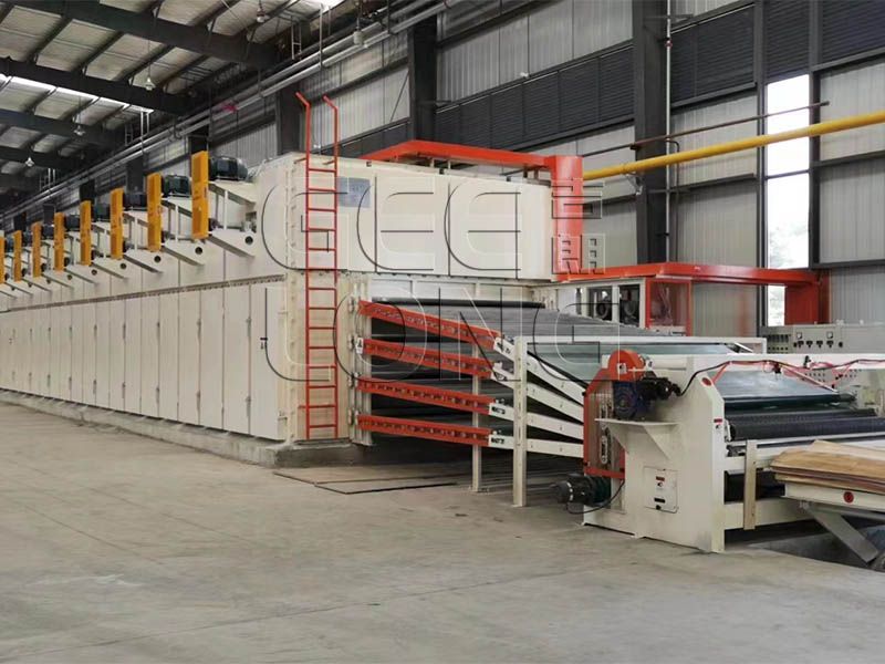 china GEELONG continuous veneer dryer machine