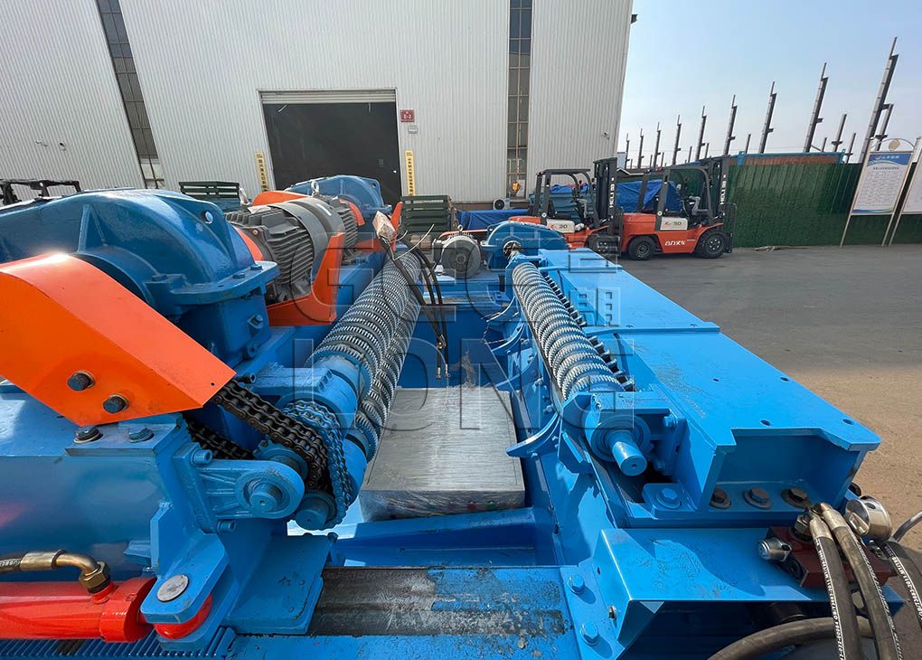 HEAVY DUTY 4feet wood log debarking machine with crushing function