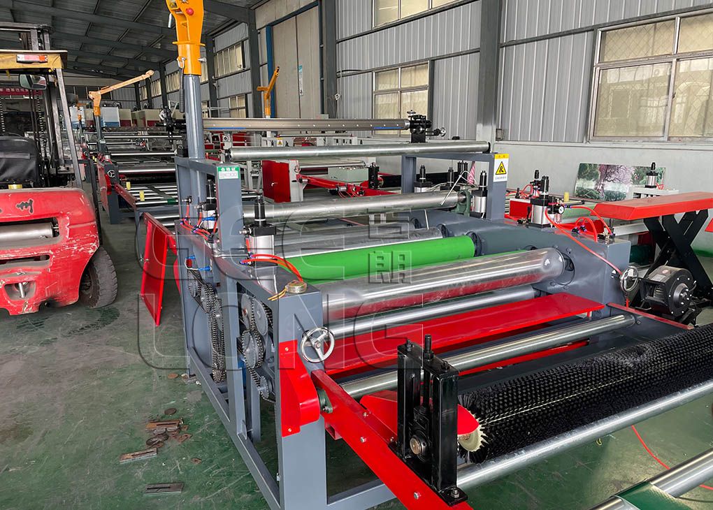 china GEELONG hot melt pur/pvc laminating machine