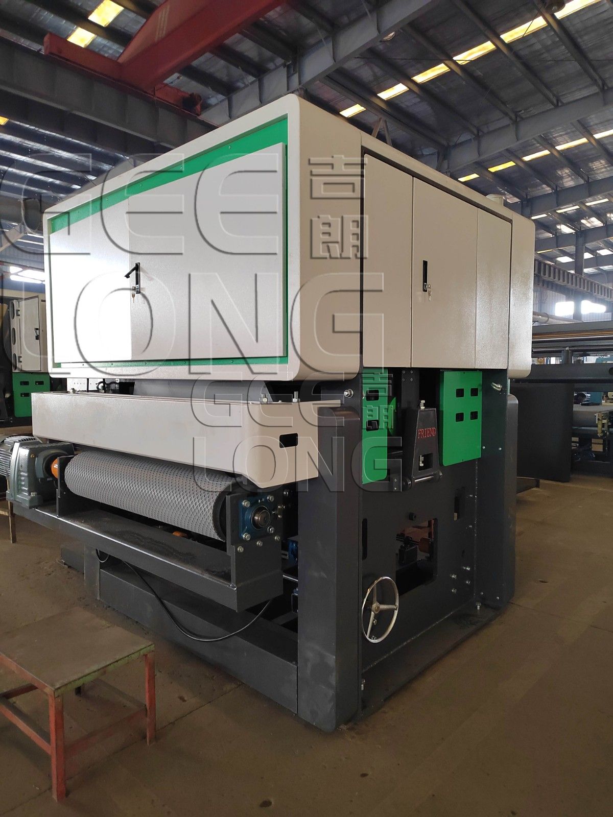 GEELONG plywood single roller  one side plywood calibration sanding machine