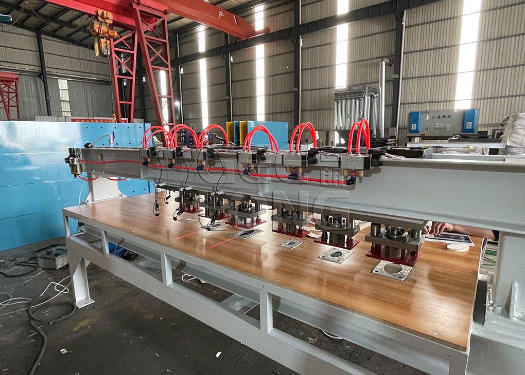 GEELONG manual type pneumatic veneer repair machine