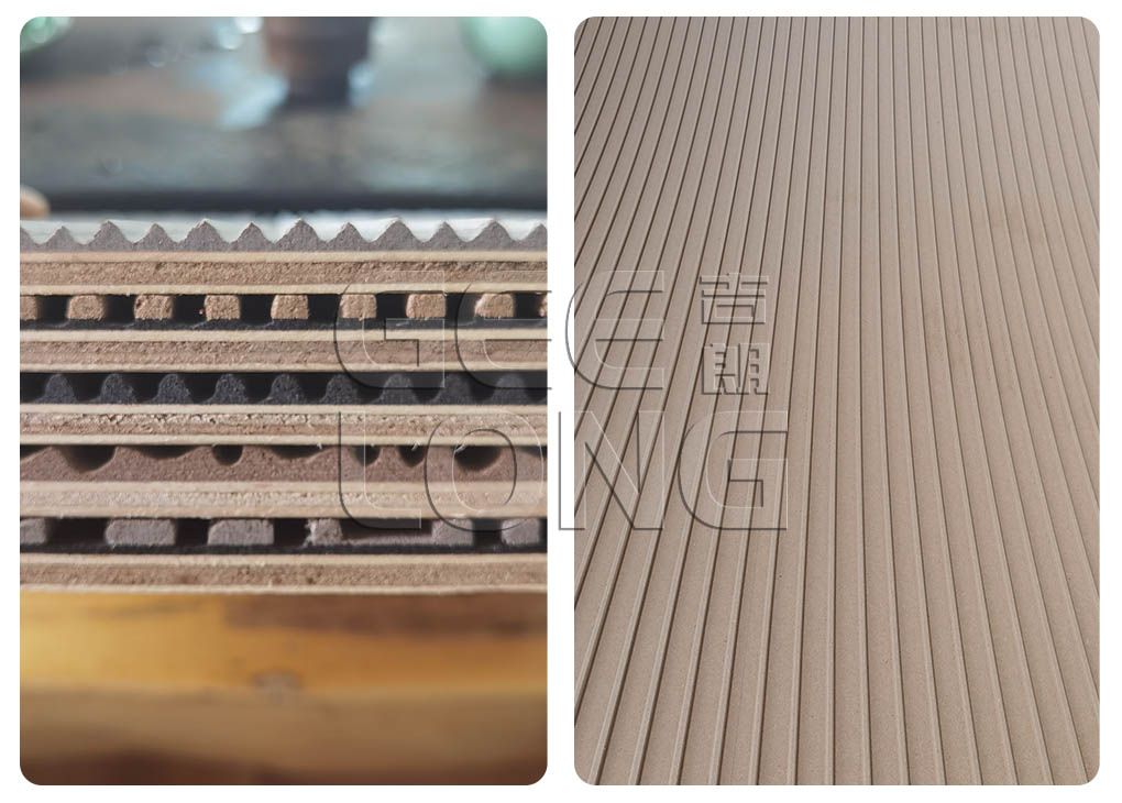 Wall panel strip pattern planer machine