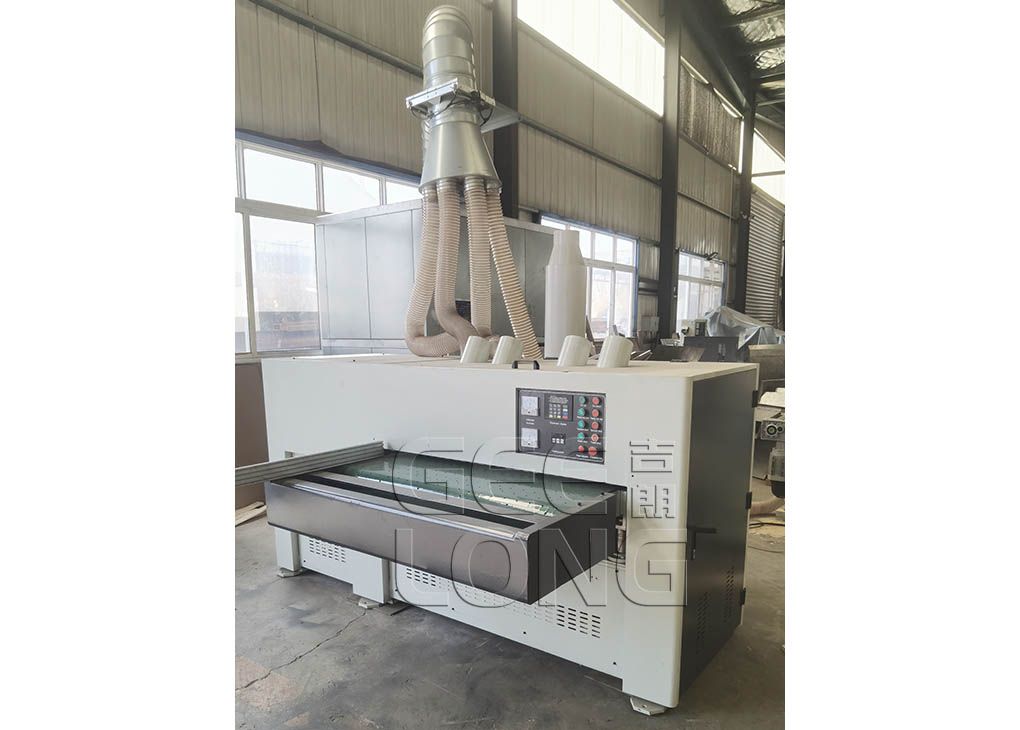 Wall panel strip pattern planer machine