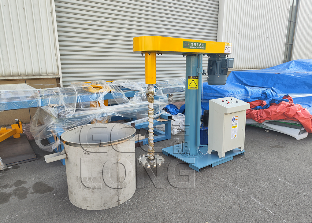 stainless steel type hydraulic glue mixer machine