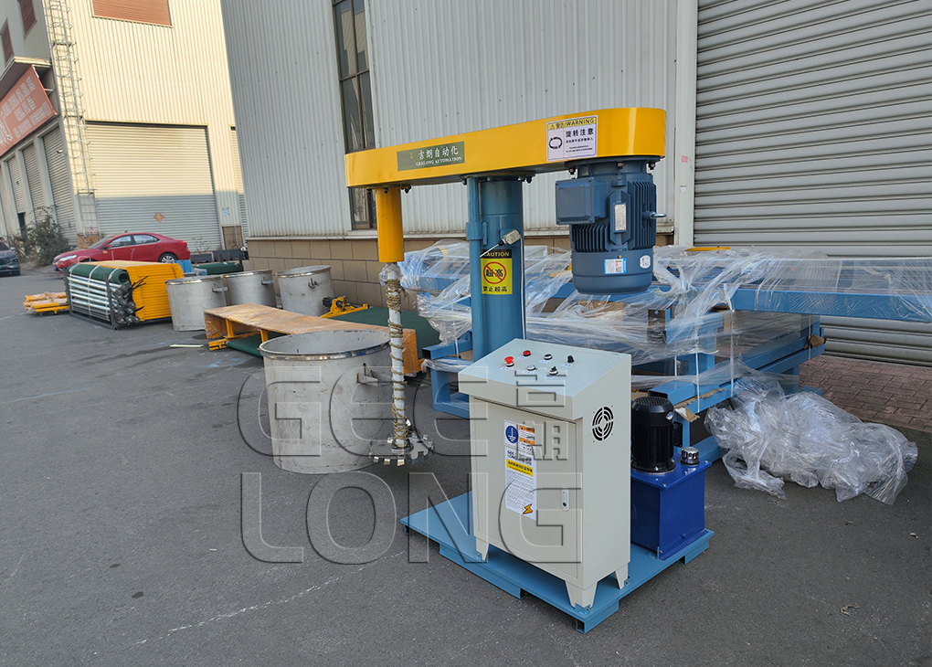 stainless steel type hydraulic glue mixer machine