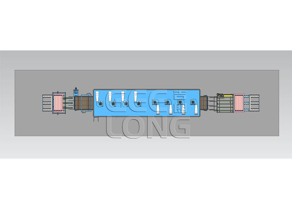 Plywood putty line with drying room