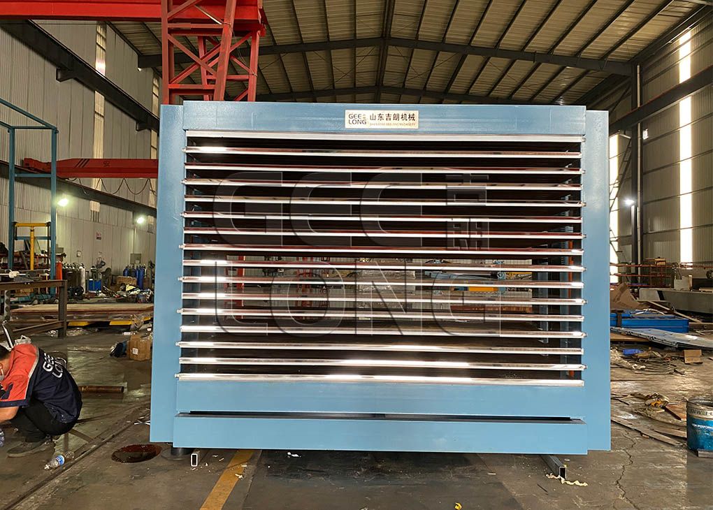 China tube veneer press dryer machine