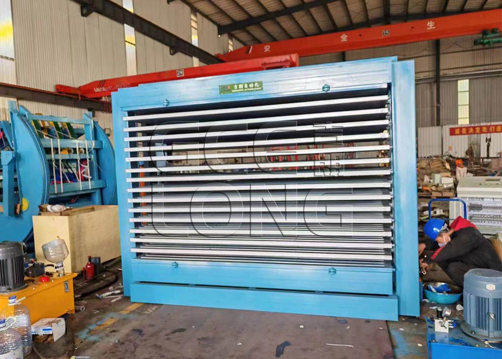 China tube veneer press dryer machine