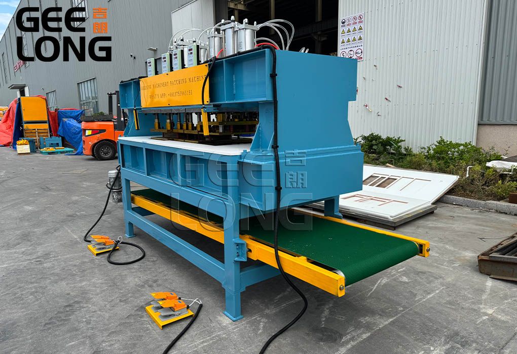 China veneer patching machine Grade B changed to Grade A China veneer patching machine Grade B changed to Grade A