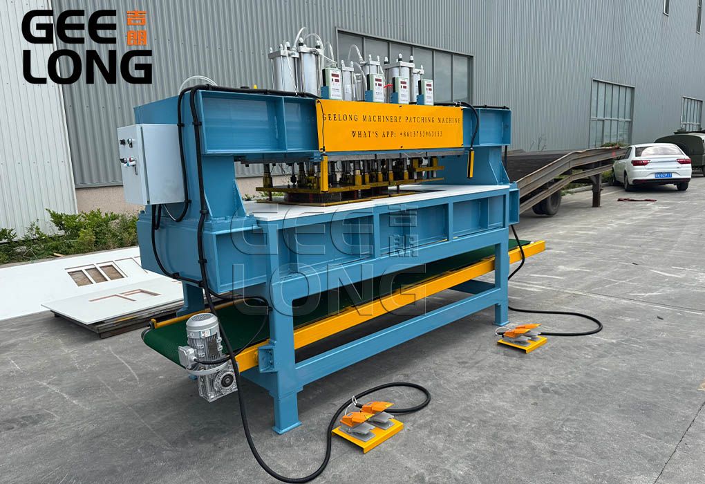China veneer patching machine Grade B changed to Grade A China veneer patching machine Grade B changed to Grade A